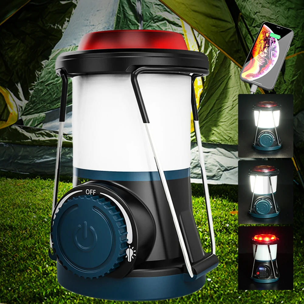 LED Camping Lamp USB Rechargeable Camping Light Chandelier Flashlight Dimmable Spotlight Work Light Waterproof Searchlight
LED Camping Lamp USB Rechargeable Camping Light Chandelier Flashlight Dimmable Spotlight Work Light Waterproof Searchlight