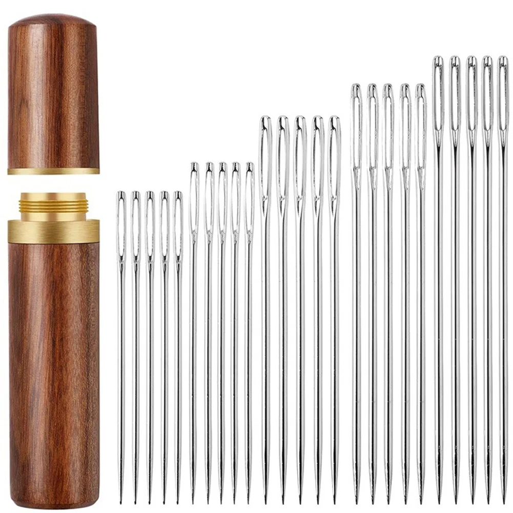 Complete Sewing Needle Set 25PCS Large Eye Needles and Needle Case Perfect for Various Sewing and Crafting Projects
Complete Sewing Needle Set 25PCS Large Eye Needles and Needle Case Perfect for Various Sewing and Crafting Projects