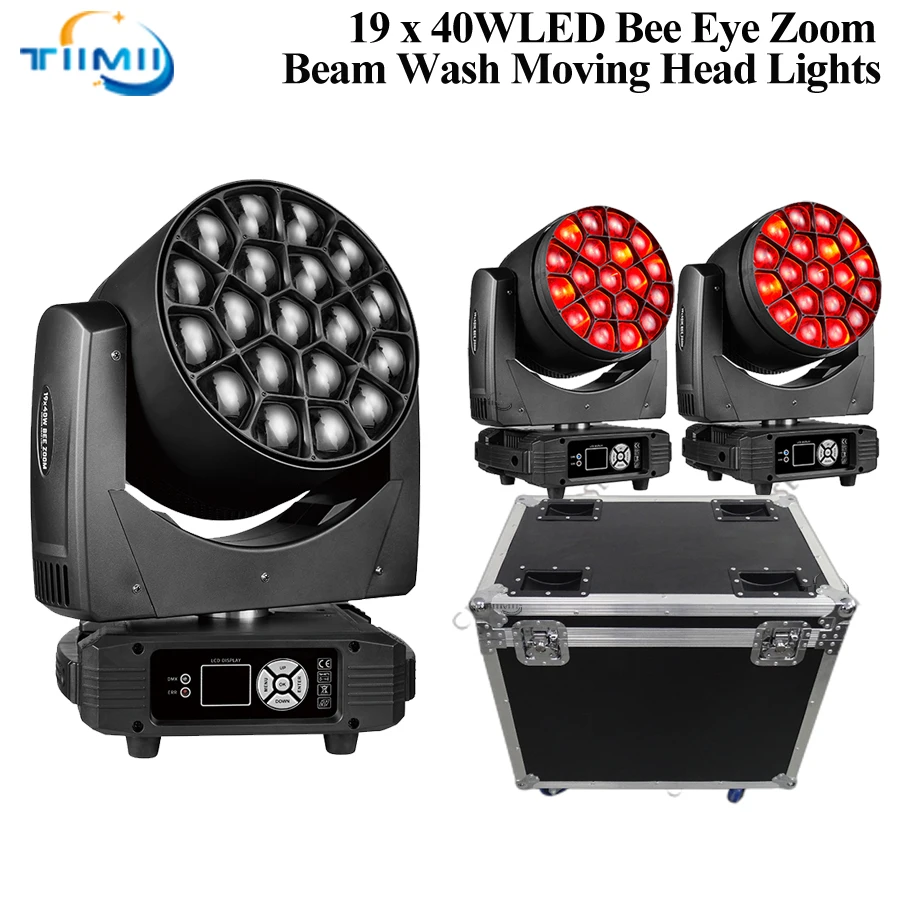 1~10pcs Bee Eye 19x40W Moving Head Rgbw Quad 4In1LED Wash Zoom Moving head light 19x15w Clay Paky bee eye beam Flightcase option
1~10pcs Bee Eye 19x40W Moving Head Rgbw Quad 4In1LED Wash Zoom Moving head light 19x15w Clay Paky bee eye beam Flightcase option