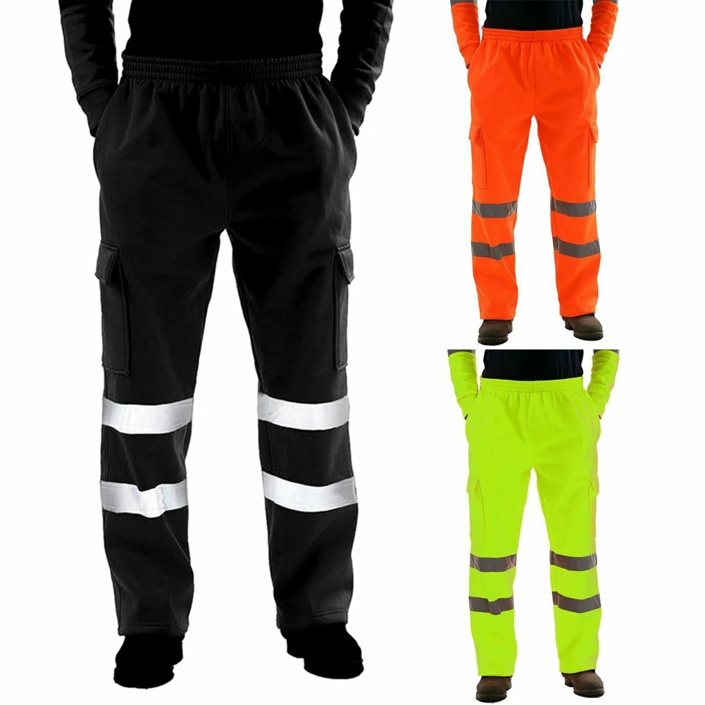 Men 4 Colors Casual Drawstring Thickening Trousers Safety Workwear Jogging Pants Reflective Structure Loose Sportswear Trousers
Men 4 Colors Casual Drawstring Thickening Trousers Safety Workwear Jogging Pants Reflective Structure Loose Sportswear Trousers
