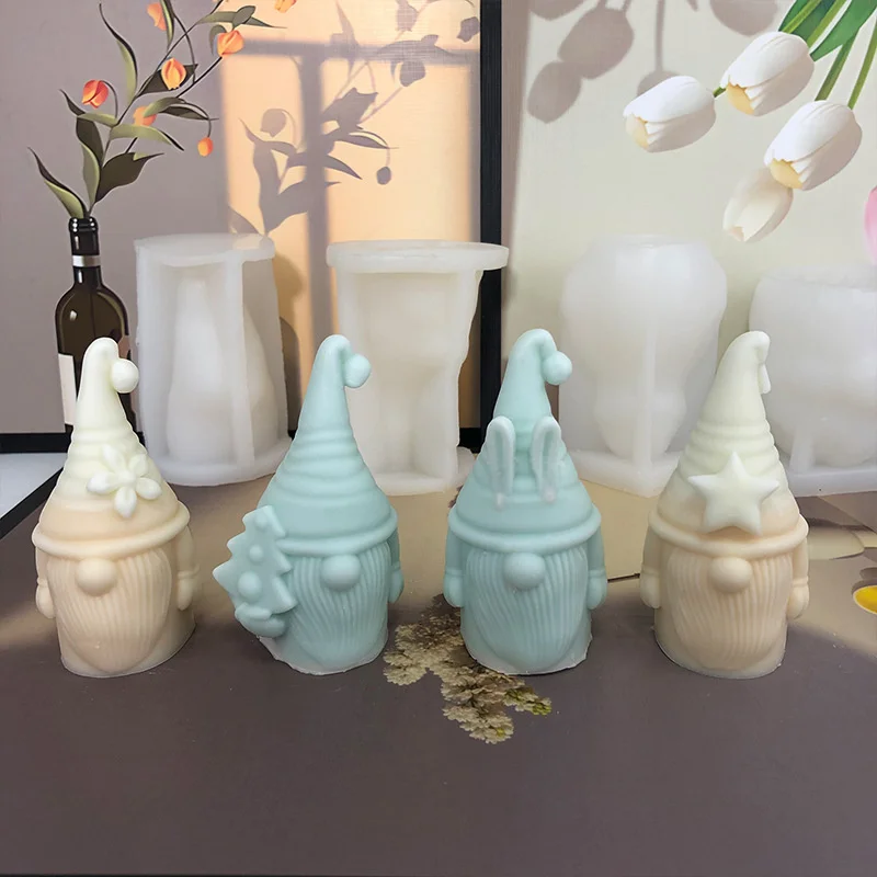 New Faceless Santa Claus Silicone Candle Mold DIY Christmas Dwarf Snowman Gypsum Resin Soap Ice Mould Home Decor Birthday Gifts
New Faceless Santa Claus Silicone Candle Mold DIY Christmas Dwarf Snowman Gypsum Resin Soap Ice Mould Home Decor Birthday Gifts