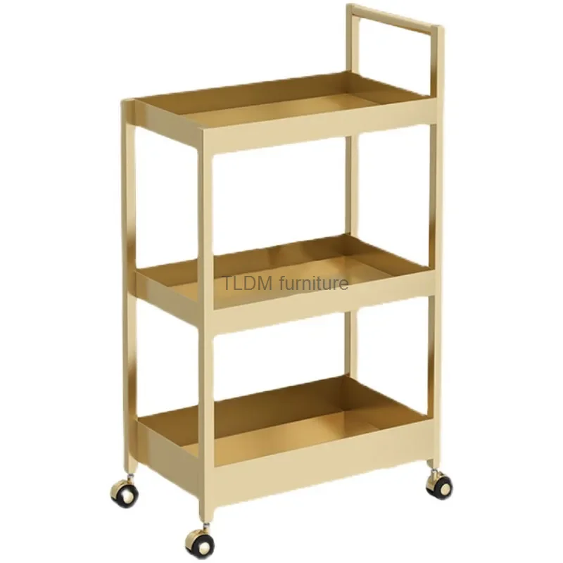 Luxury Golden Salon Trolleys with Wheels Home Salon Furniture Beauty Salon Tool Trolley Minimalist Iron Art Storage Rack A
Luxury Golden Salon Trolleys with Wheels Home Salon Furniture Beauty Salon Tool Trolley Minimalist Iron Art Storage Rack A
