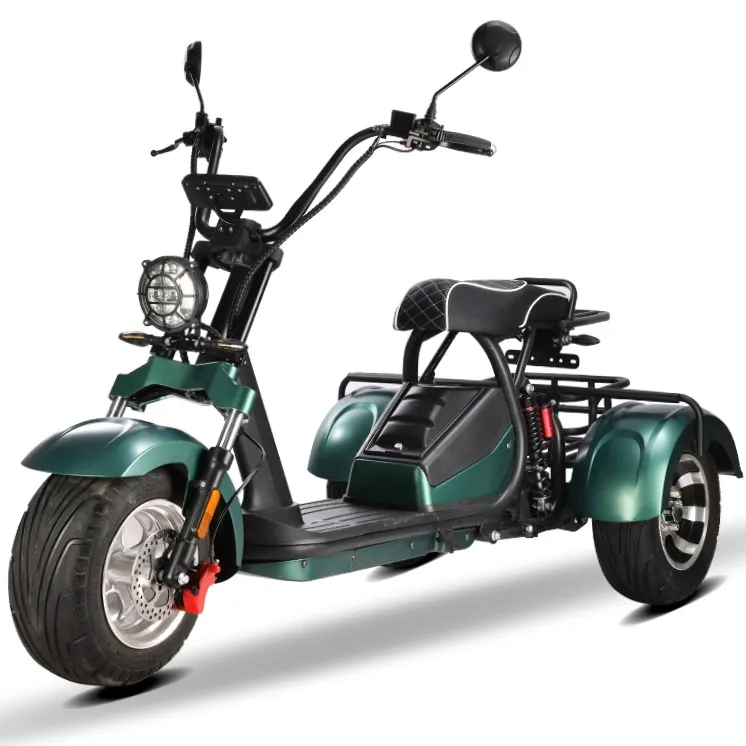 EEC New design 2000W electric tricycles 3 wheel electric scooter citycoco trike adult 40AH big battery long drive range
EEC New design 2000W electric tricycles 3 wheel electric scooter citycoco trike adult 40AH big battery long drive range
