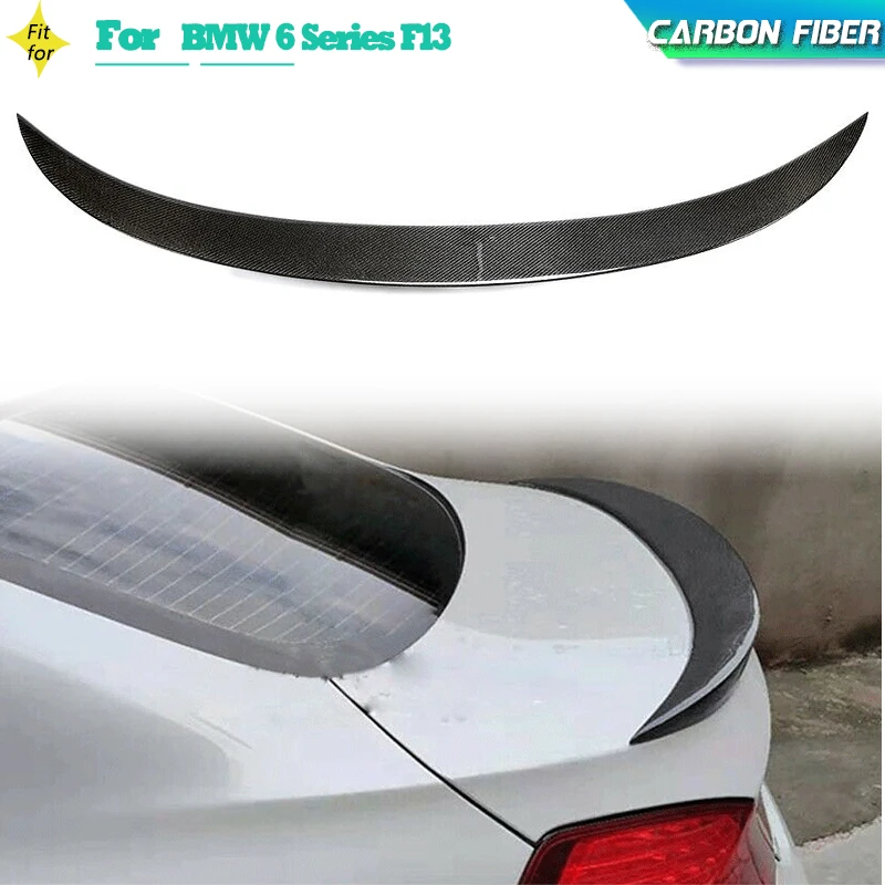 Carbon Fiber Car Rear Trunk Spoiler Wing for BMW 6 Series F13 M6 Base M Sport 2012-2019 Rear Trunk Spoiler Boot Lid Wing Lip 
Carbon Fiber Car Rear Trunk Spoiler Wing for BMW 6 Series F13 M6 Base M Sport 2012-2019 Rear Trunk Spoiler Boot Lid Wing Lip
