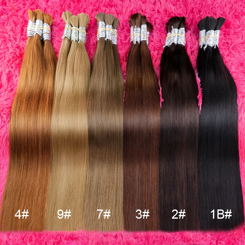 100% Real Human Hair Bulk Hair Machine Made Virgin Remy Straight Hair Bulk 18-30inch 100g Natural Blonde Hair Extension No Weft
100% Real Human Hair Bulk Hair Machine Made Virgin Remy Straight Hair Bulk 18-30inch 100g Natural Blonde Hair Extension No Weft