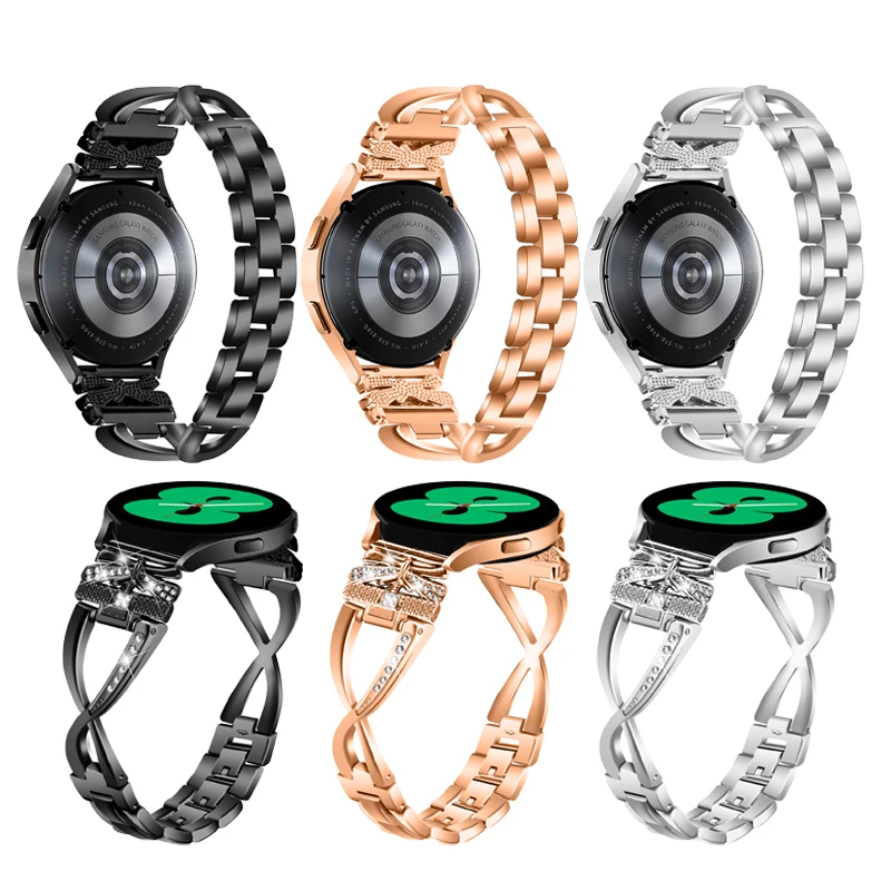 20mm Stainless Steel Strap For Samsung Galaxy Watch 5 Pro 5 4 44mm 40mm Bracelet X-Shape Band for Samsung galaxy Watch 4 Classic
20mm Stainless Steel Strap For Samsung Galaxy Watch 5 Pro 5 4 44mm 40mm Bracelet X-Shape Band for Samsung galaxy Watch 4 Classic