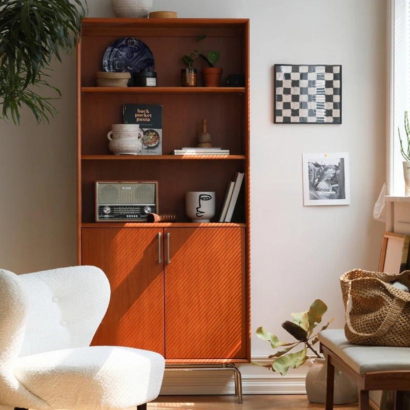 

Стеллаж с дисплеем, кухонные шкафы, деревянный стеллаж, Угловой книжный шкаф в скандинавском стиле, мебель для гостиной YN50BC1