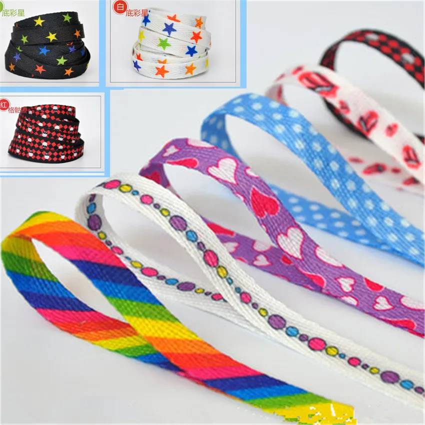 1pair Fashion Rainbow Star Flat Shoelaces Women Men Shoestrings For Casual High-top Canvas Sneakers Flat White Shoes Laces
1pair Fashion Rainbow Star Flat Shoelaces Women Men Shoestrings For Casual High-top Canvas Sneakers Flat White Shoes Laces