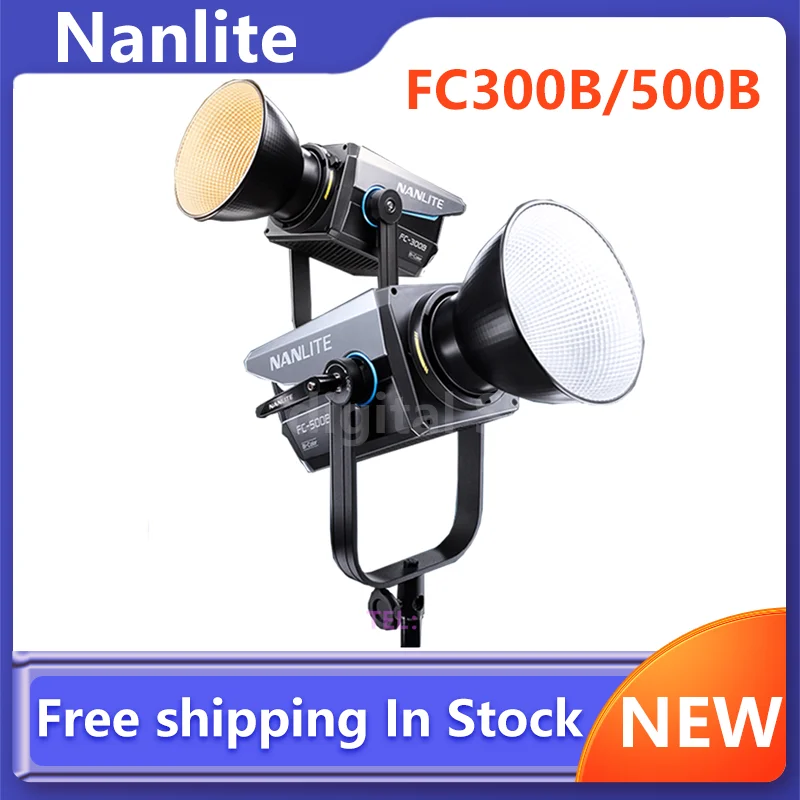 Nanguang Nanlite FC-300B FC-500B LED Photography Light 350W 2700K-6500K Outdoor Monolight COB Lighting Flash Strobe Lamp
Nanguang Nanlite FC-300B FC-500B LED Photography Light 350W 2700K-6500K Outdoor Monolight COB Lighting Flash Strobe Lamp