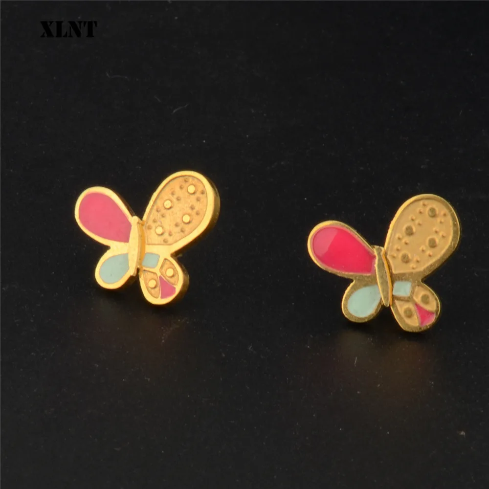 XLNT Free shipping Simple Delicate Dripping Oil Butterfly Stainless Steel Studs Earrings Fashion Jewelry wholesale
XLNT Free shipping Simple Delicate Dripping Oil Butterfly Stainless Steel Studs Earrings Fashion Jewelry wholesale