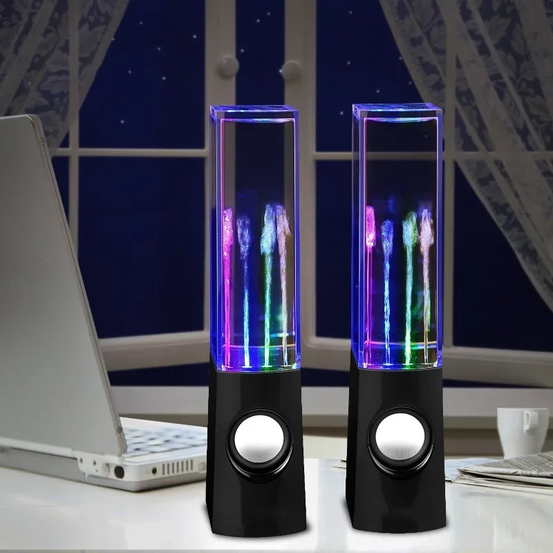 2PES RGB Dance Water Music Fountain Light Wired Speaker Portable Desktop Stereo Subwoofer Speaker for PC Laptop and Mobile Phone
2PES RGB Dance Water Music Fountain Light Wired Speaker Portable Desktop Stereo Subwoofer Speaker for PC Laptop and Mobile Phone