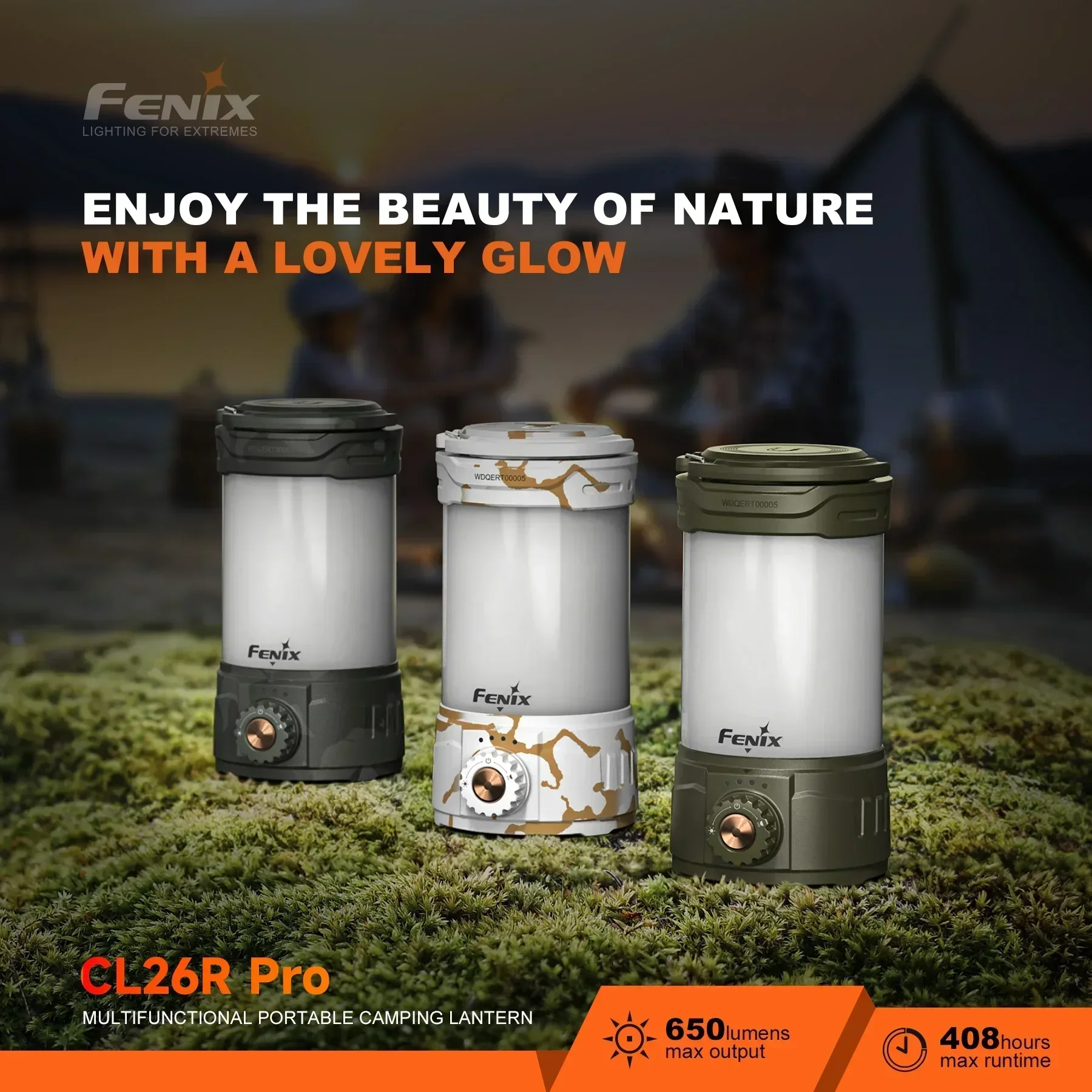 

FENIX CL26R PRO Multifunctional Portable Camping Lantern Power Bank USB Type-C Charging Camping Light With Battery