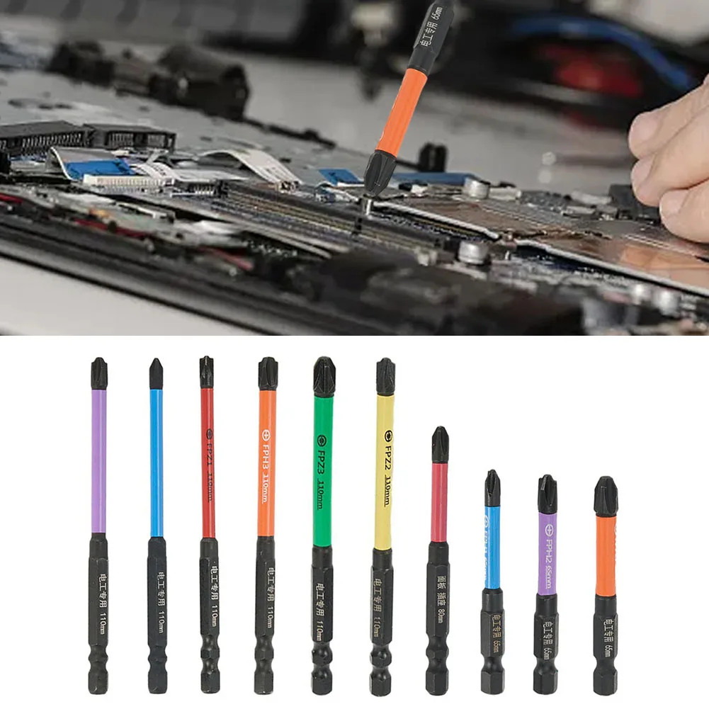 Cross Screwdriver PZ Screwdriver Bit Color Differentiation FPH1 FPH2 FPH3 FPZ1 FPZ2 FPZ3 Slotted Cross Screwdriver
Cross Screwdriver PZ Screwdriver Bit Color Differentiation FPH1 FPH2 FPH3 FPZ1 FPZ2 FPZ3 Slotted Cross Screwdriver