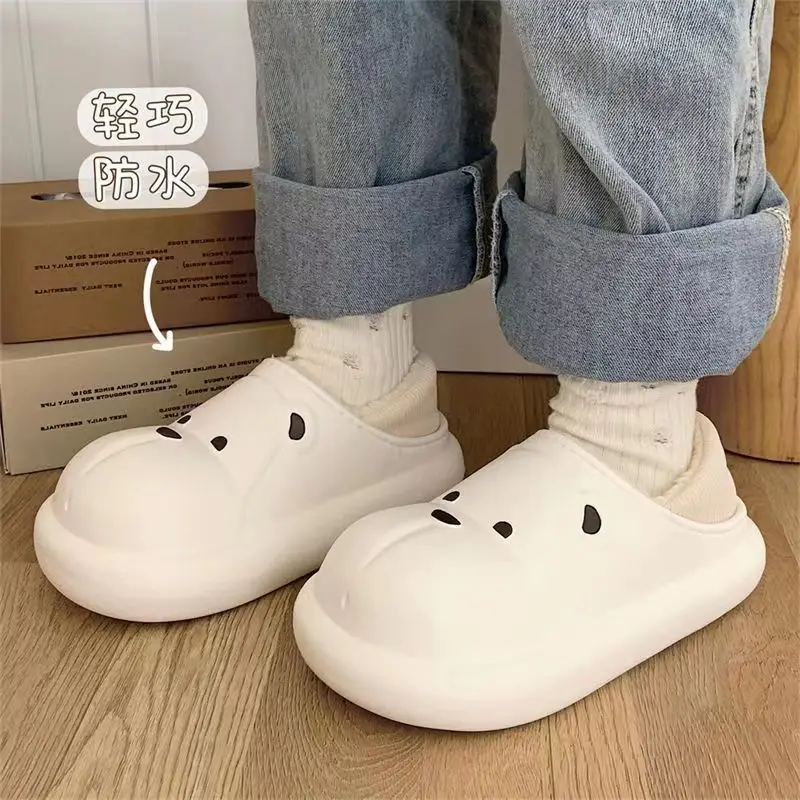 Waterproof Cotton Slippers For Women Autumn Winter 2023 Bear Indoor Home With Fleece Wrap Heel Thick Sole Warm Cotton Shoes
Waterproof Cotton Slippers For Women Autumn Winter 2023 Bear Indoor Home With Fleece Wrap Heel Thick Sole Warm Cotton Shoes