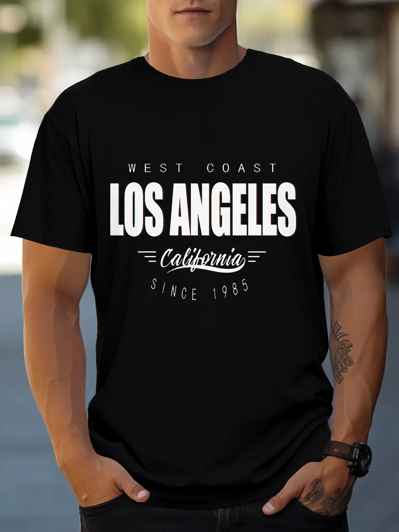 Summer Boys Simple Basic Suitable For T-shirt Casual O Collar Simple Letter Print Series Youth Comfortable Black Men's Top 
Summer Boys Simple Basic Suitable For T-shirt Casual O Collar Simple Letter Print Series Youth Comfortable Black Men's Top