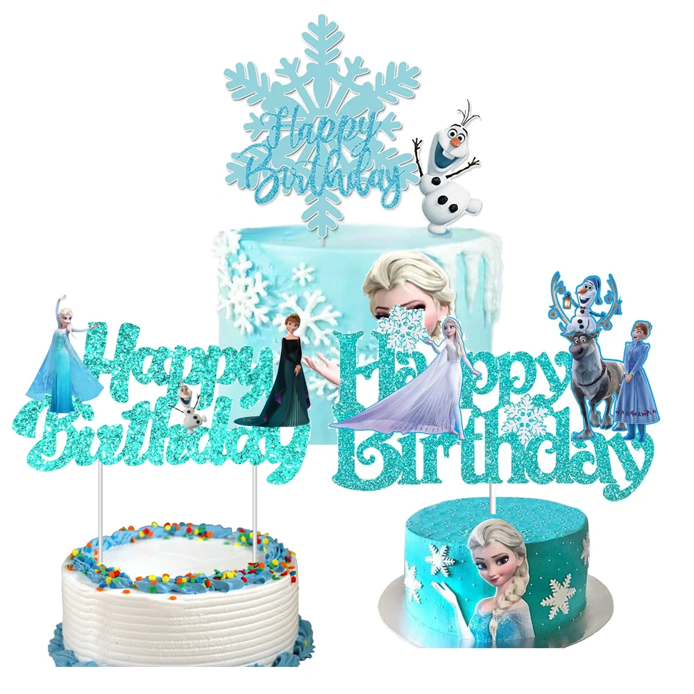 Disney Frozen Elsa Anna Happy Birthday Cake Topper Tangled Rapunzel Cake Decor Girl Children Birthday Party Supplies
Disney Frozen Elsa Anna Happy Birthday Cake Topper Tangled Rapunzel Cake Decor Girl Children Birthday Party Supplies