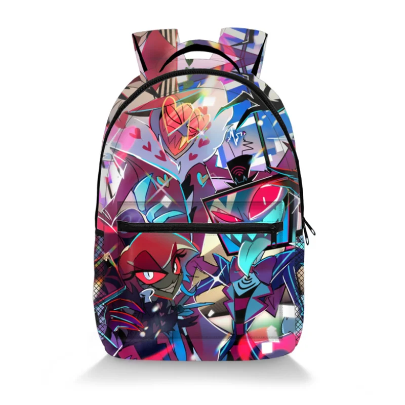 

Helluva Boss 3d Cartoon Print Backpack Teenarges Schoolbag Bilitzo Loonie Men Women Laptop Travel Bags Fashion Outdoor Mochila