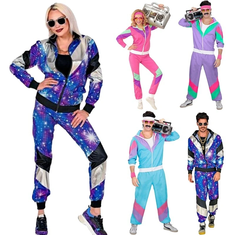 Couples Vintage 70's 80's Hippies Rock Disco Couple Jacket Sportswear Cosplay Carnival Halloween Party Hippie Performance Clothe
Couples Vintage 70's 80's Hippies Rock Disco Couple Jacket Sportswear Cosplay Carnival Halloween Party Hippie Performance Clothe