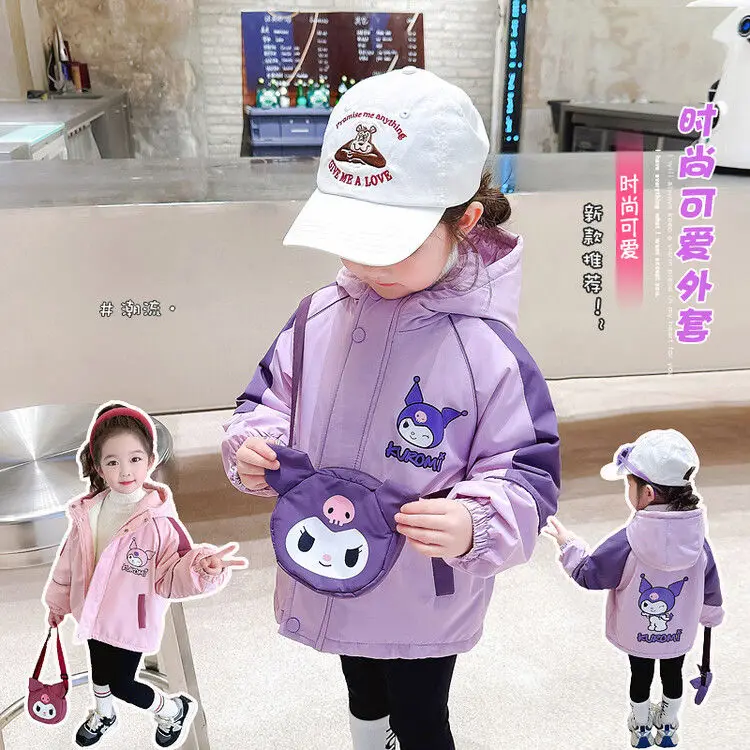 New Kawaii Cartoon Sanrios Plush Girls Interchange Jacket Kuromi Cute Anime Windproof Baby Jacket Windproof Overcoat Thickening
New Kawaii Cartoon Sanrios Plush Girls Interchange Jacket Kuromi Cute Anime Windproof Baby Jacket Windproof Overcoat Thickening