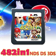 482 Games in 1 NDS Game Pack Card Mario Album Video Game Cartridge Console Card Compilation for DS 2DS 3DS New3DS XL
482 Games in 1 NDS Game Pack Card Mario Album Video Game Cartridge Console Card Compilation for DS 2DS 3DS New3DS XL