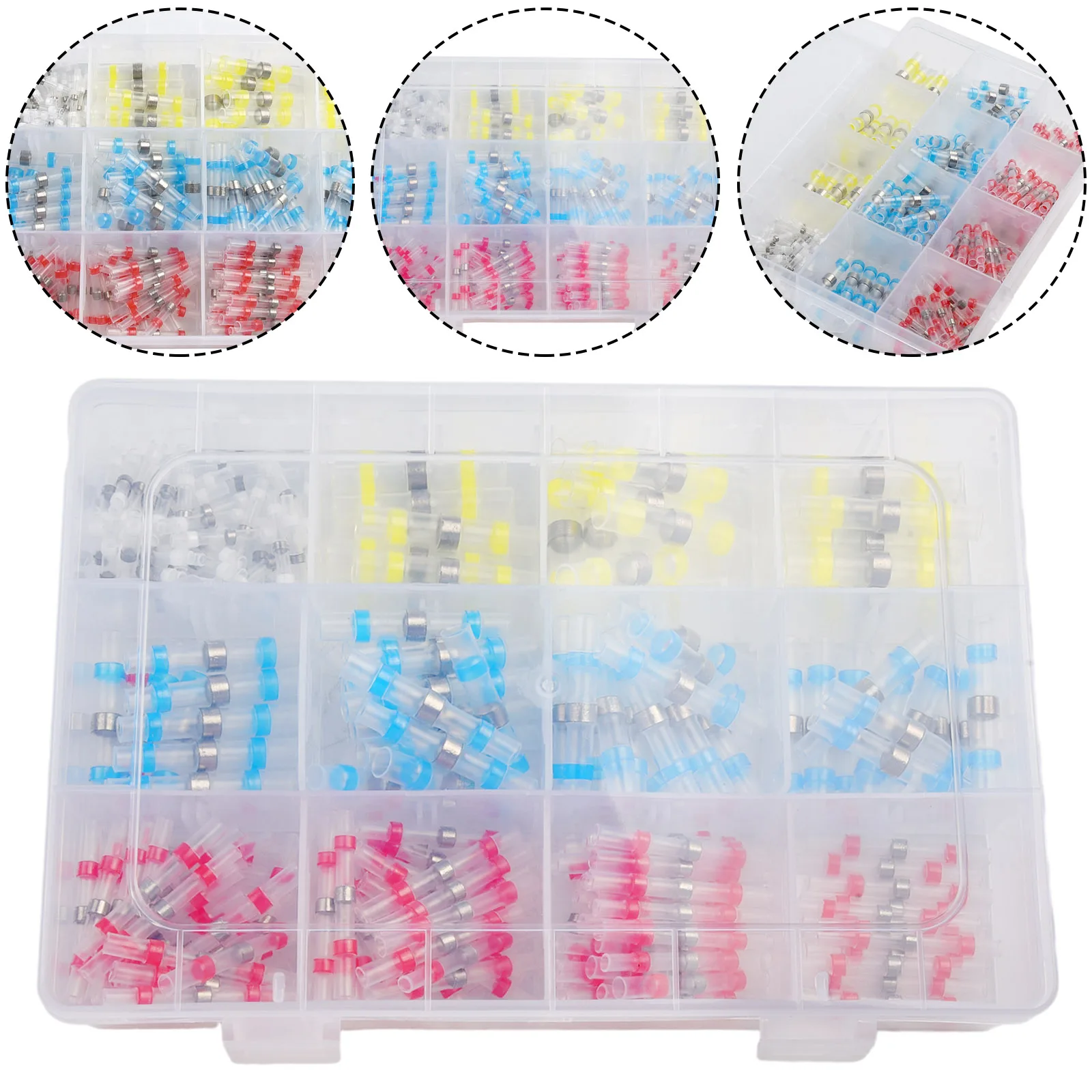 Connector Kit Tool Accessories PE Exterior Tools Tube Kit 200 Pack Universal Waterproof Soldering Wire Connector Kit
Connector Kit Tool Accessories PE Exterior Tools Tube Kit 200 Pack Universal Waterproof Soldering Wire Connector Kit