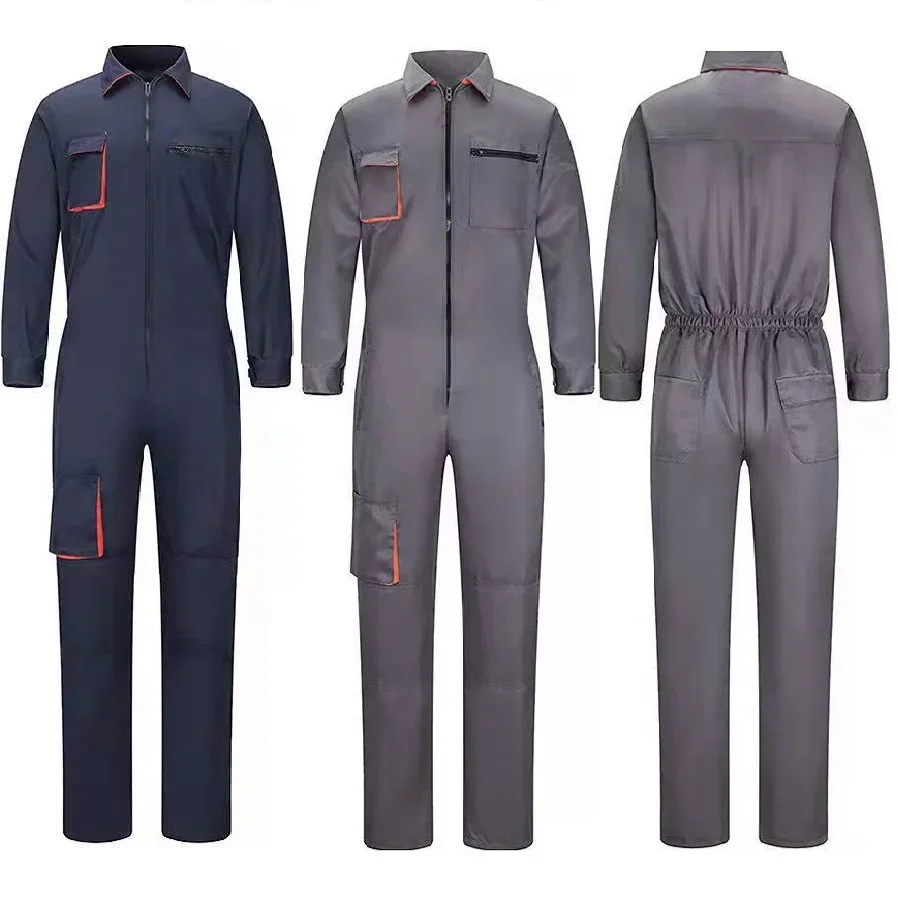 

Men‘s Work Overalls Uniforms Working Coveralls Welding Suit Car Repairmen Workshop Jumpsuit Mechanic Big Size Household Workwear