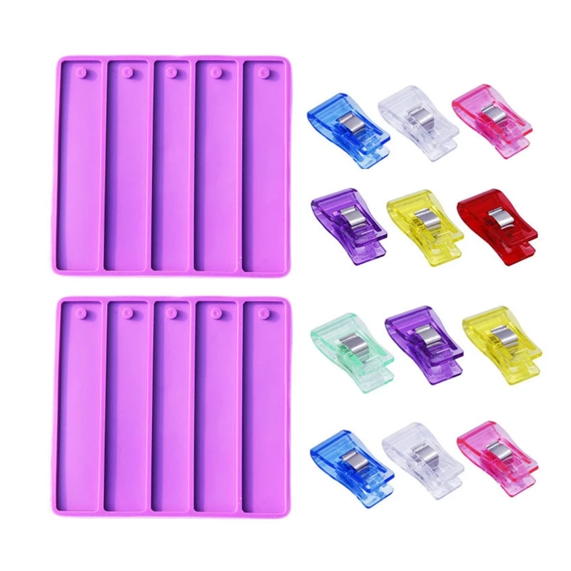 

Rectangle Keychain Silicone Mold Card Picker Card Grabber Epoxy Resin Casting Molds Jewelry Making Tool for DIY Crafts