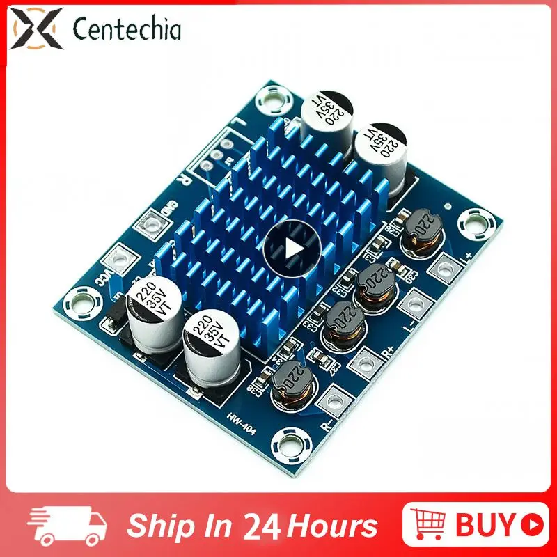 

Xh-a232 Audio Power Amplifier Board Dc8-26v Digital Audio Amplifier Board 3A Stereo 4-82 Output Impedance Overvoltage Protection