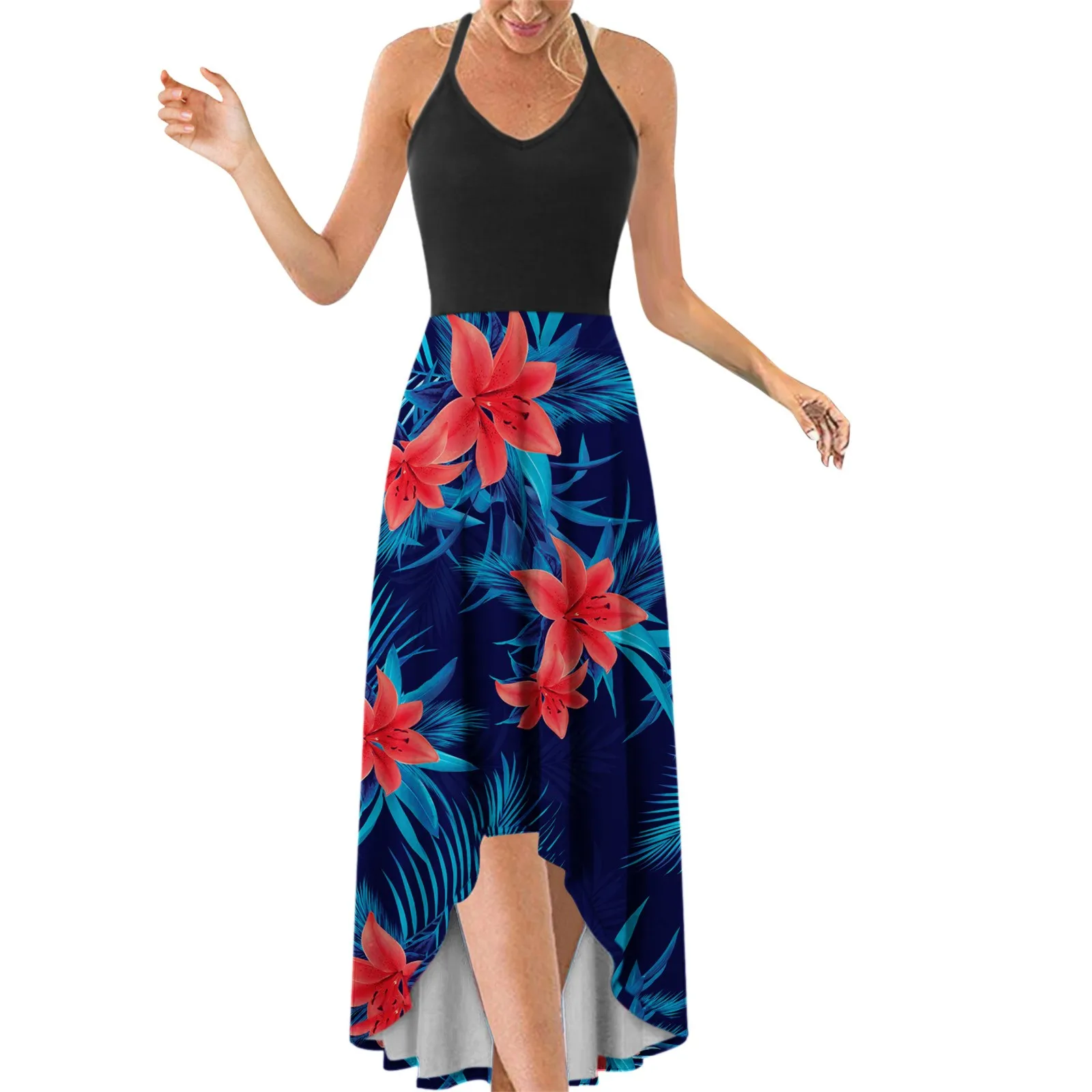 Новинка 2024, женское чувственное платье без рукавов с V-образным вырезом, женское свободное платье с принтом Гаваи, подходящая ко всему одежда в полинезийском стиле, пляжный Сарафан
Новинка 2024, женское чувственное платье без рукавов с V-образным вырезом, женское свободное платье с принтом Гаваи, подходящая ко всему одежда в полинезийском стиле, пляжный Сарафан