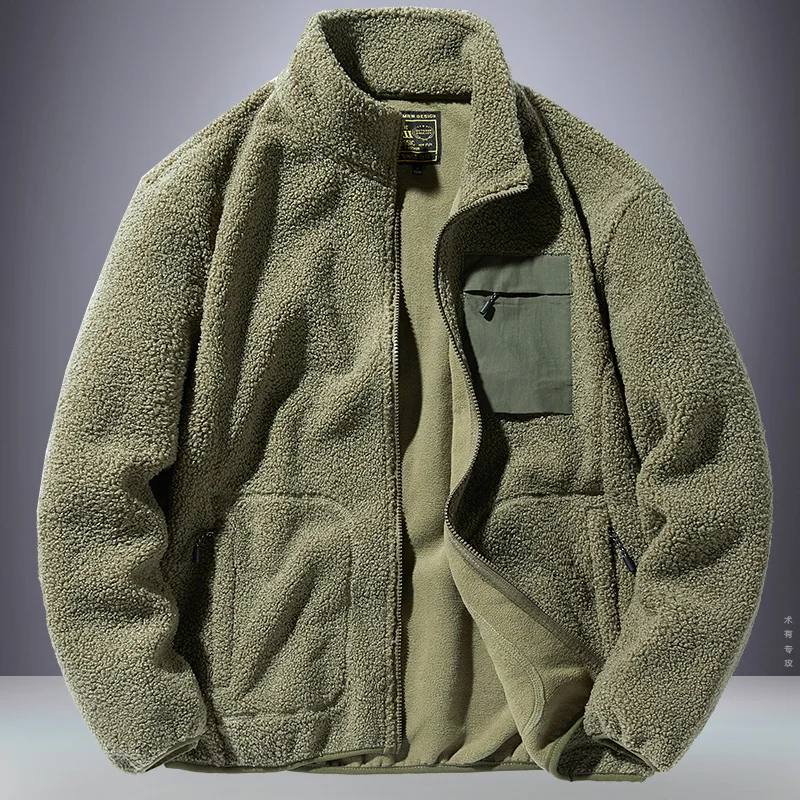 2023 Men's Autumn Winter Fashion Plus Velvet Padded Coats Male Stand Collar Loose Outerwear Men Solid Color Casual Jackets W116
2023 Men's Autumn Winter Fashion Plus Velvet Padded Coats Male Stand Collar Loose Outerwear Men Solid Color Casual Jackets W116