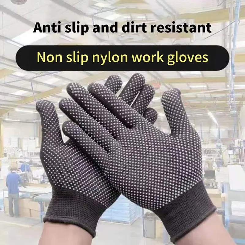 1 Pair Thin Stretch Nylon Dot Glue Dot Breathable Anti-slip Working Gloves Outdoor Cycling Full Finger Driving Housework Gloves
1 Pair Thin Stretch Nylon Dot Glue Dot Breathable Anti-slip Working Gloves Outdoor Cycling Full Finger Driving Housework Gloves