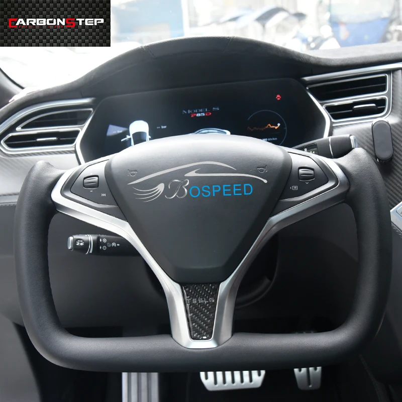 New Style For Tesla Model X S 3 Y Yoke Sports Carbon Fiber Car Steering Wheel LED Custom Heating Suede Leather Upgrade
New Style For Tesla Model X S 3 Y Yoke Sports Carbon Fiber Car Steering Wheel LED Custom Heating Suede Leather Upgrade