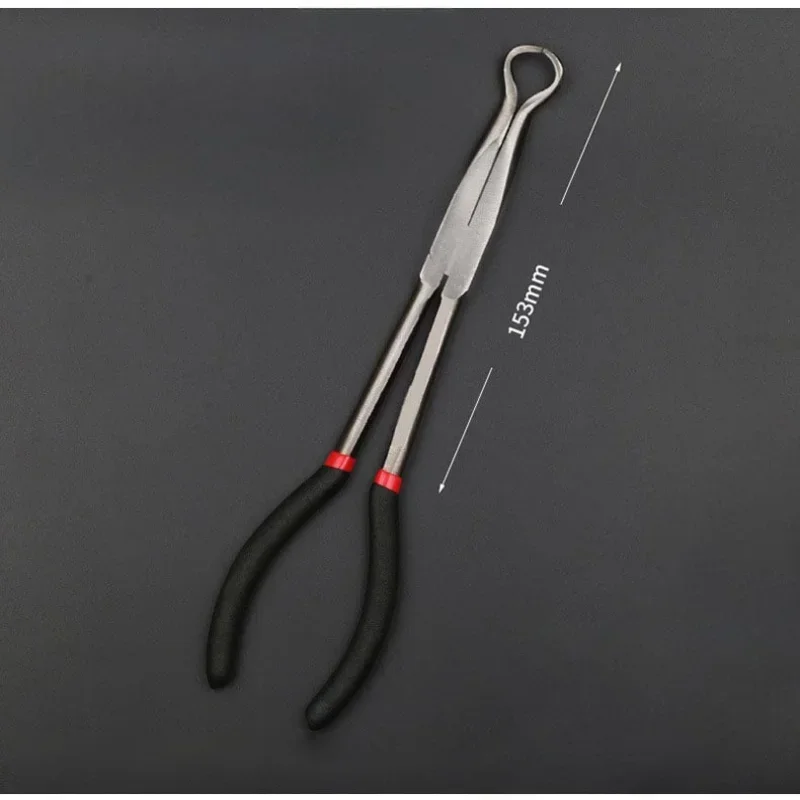 Electrical Disconnect Pliers Needle Round Nose Pliers Extra Long Handle Sharp Pliers for Pipe Hose Separation Vehicle Repairs
Electrical Disconnect Pliers Needle Round Nose Pliers Extra Long Handle Sharp Pliers for Pipe Hose Separation Vehicle Repairs