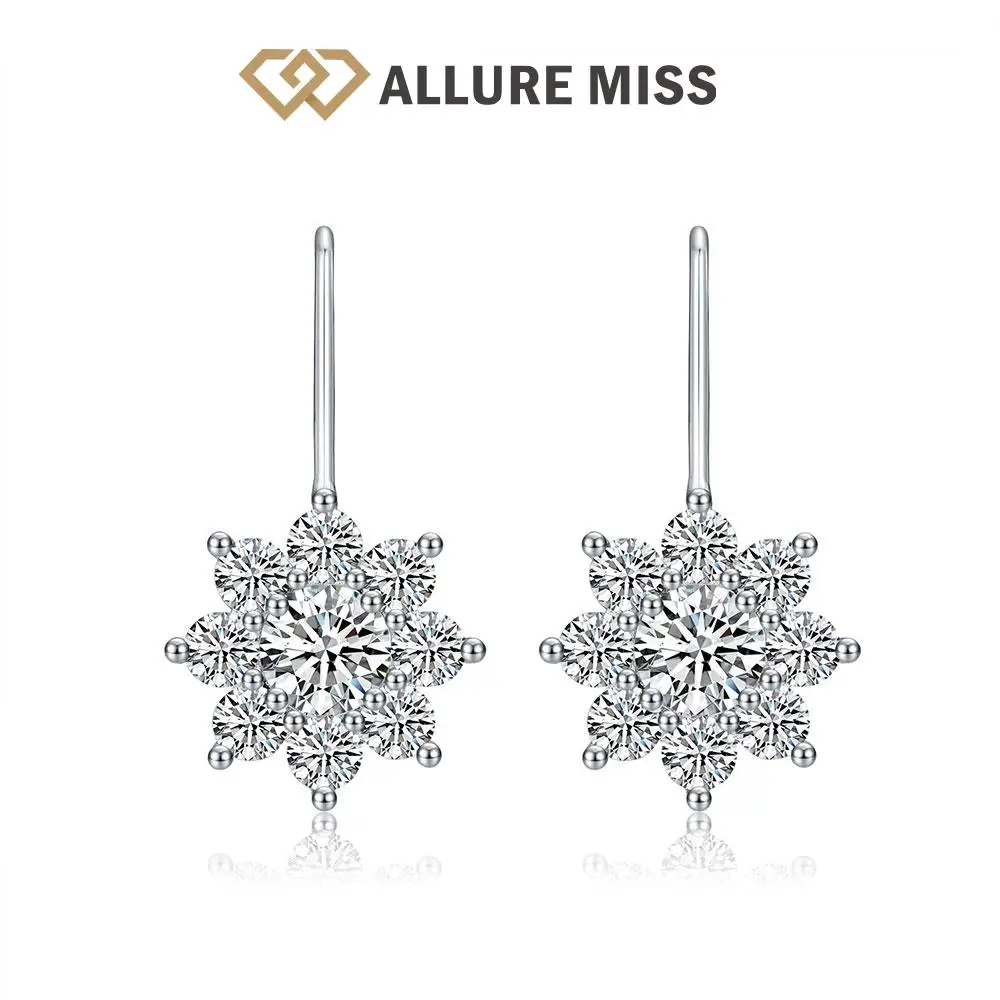 Gift Star Top Quality Moissanite 100% 925 Sterling Silver Earrings Luxury White Gemstone Diamond Round Brilliant Cut D color
Gift Star Top Quality Moissanite 100% 925 Sterling Silver Earrings Luxury White Gemstone Diamond Round Brilliant Cut D color