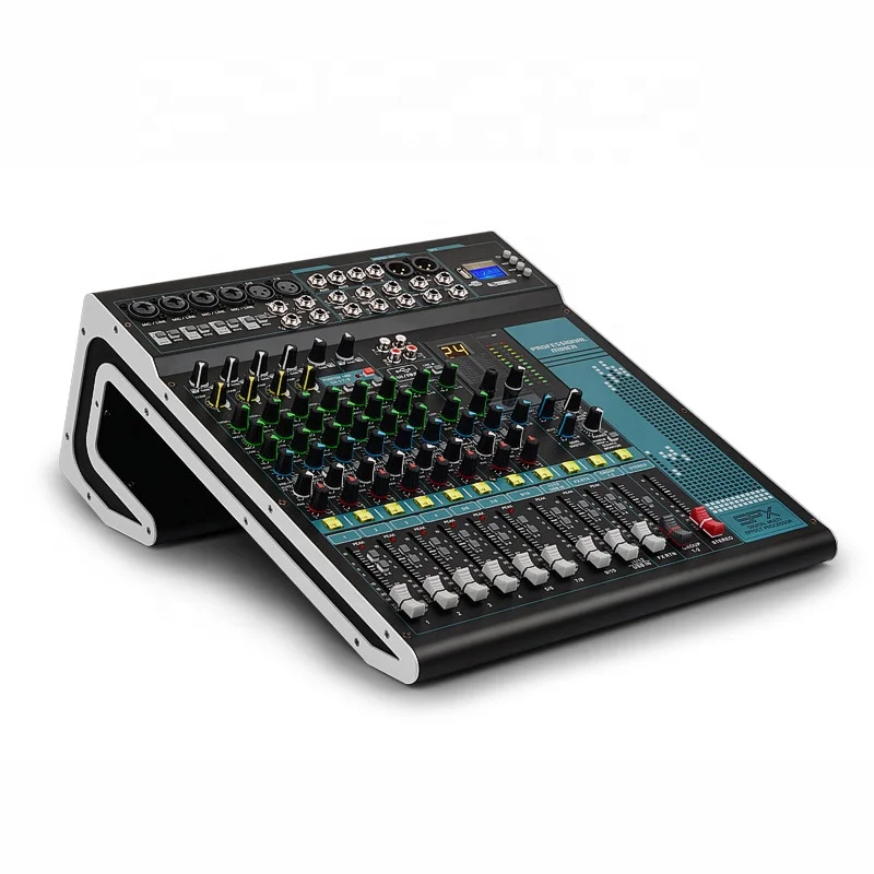 High quality 12 channel professional audio video digital speaker console with reverb output controller dj karaoke audio mixer
High quality 12 channel professional audio video digital speaker console with reverb output controller dj karaoke audio mixer