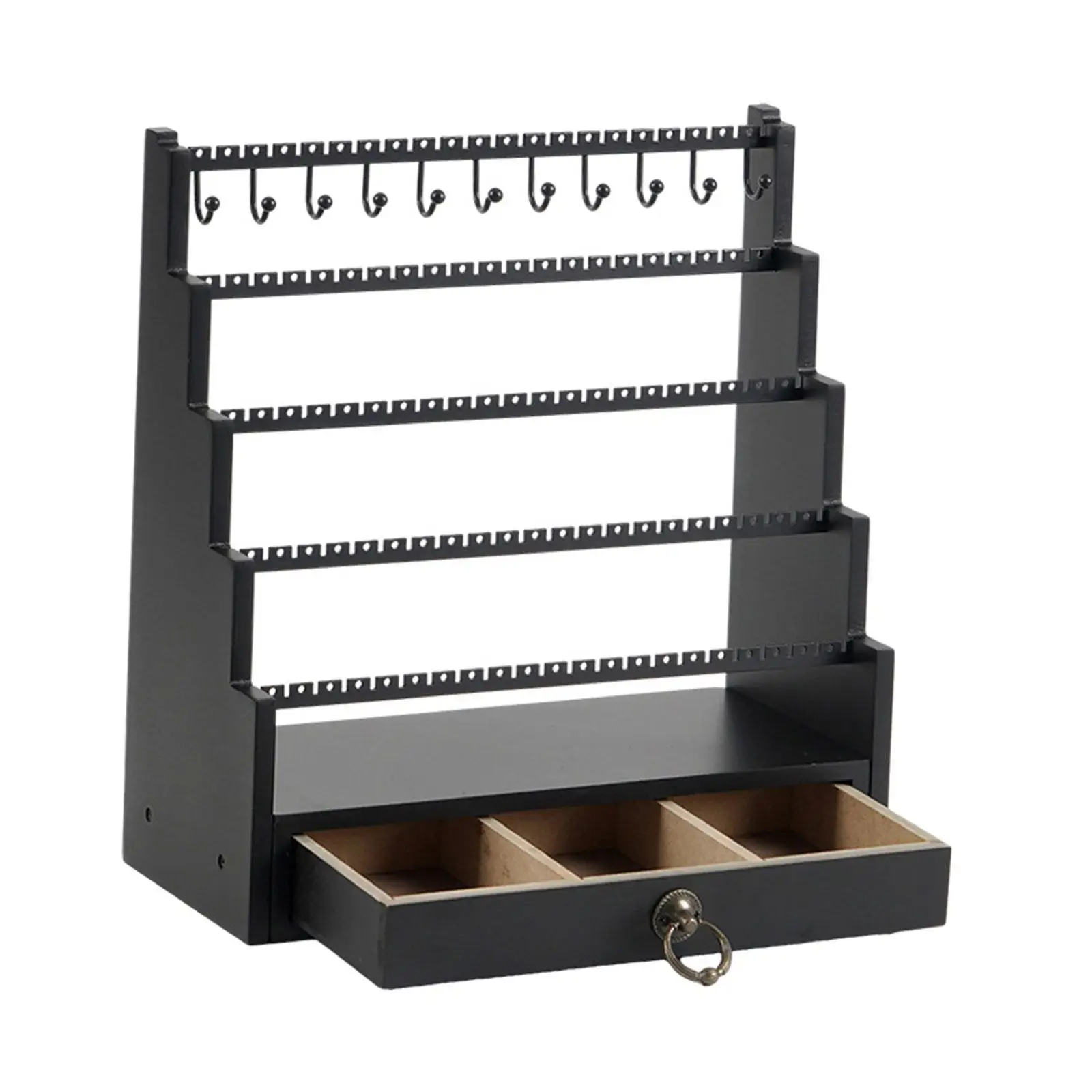 Jewelry Organizer Stand Necklace Stand Photography Props Jewelry Retail Necklaces with Drawer Stud Earring Display Stand
Jewelry Organizer Stand Necklace Stand Photography Props Jewelry Retail Necklaces with Drawer Stud Earring Display Stand