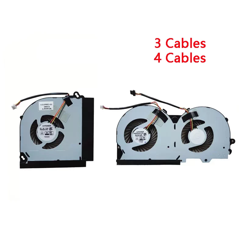 New Genuine Laptop Cooler CPU GPU Cooling Fan For Hasee Z7-KP7G2 CLEVO P950ER P950HR P955HR P950HP P950ER P950EN
New Genuine Laptop Cooler CPU GPU Cooling Fan For Hasee Z7-KP7G2 CLEVO P950ER P950HR P955HR P950HP P950ER P950EN