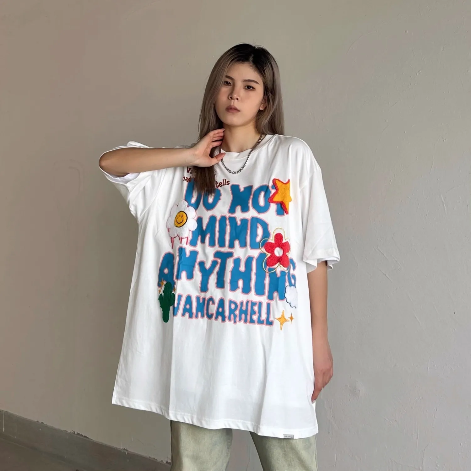 Fashion Korean cotton letter design printed graphic T shirt summer loose y2k men women retro street hip hop oversized T shirt
Fashion Korean cotton letter design printed graphic T shirt summer loose y2k men women retro street hip hop oversized T shirt