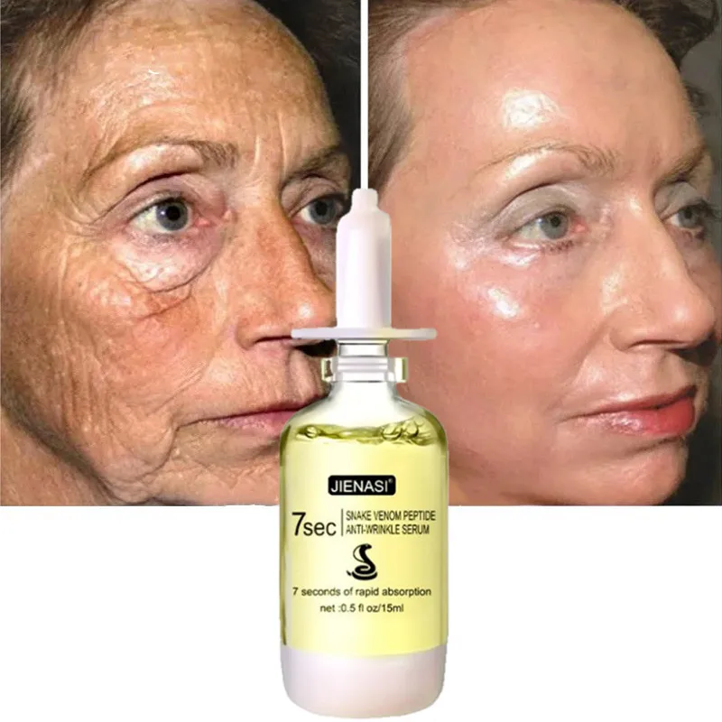 7 Seconds Snake Venom Serum Anti-wrinkle Essence Cream Removes Fine Lines Reduces Wrinkles Collagen Lifts And Tightens Skin
7 Seconds Snake Venom Serum Anti-wrinkle Essence Cream Removes Fine Lines Reduces Wrinkles Collagen Lifts And Tightens Skin