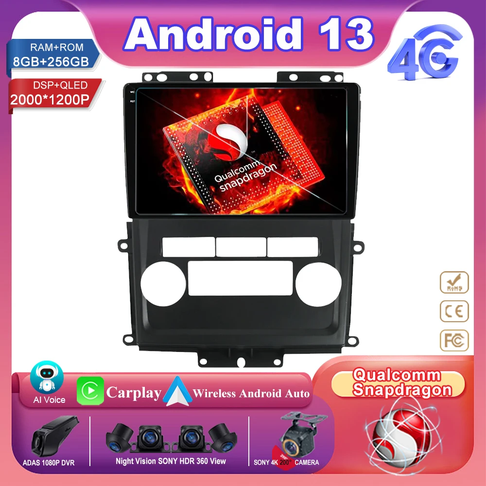 Android 13 Car Radio For Nissan Frontier Xterra 2009 - 2012 Multimedia Video CarPlay 4G Navigation GPS 2 din No DVD Player
Android 13 Car Radio For Nissan Frontier Xterra 2009 - 2012 Multimedia Video CarPlay 4G Navigation GPS 2 din No DVD Player