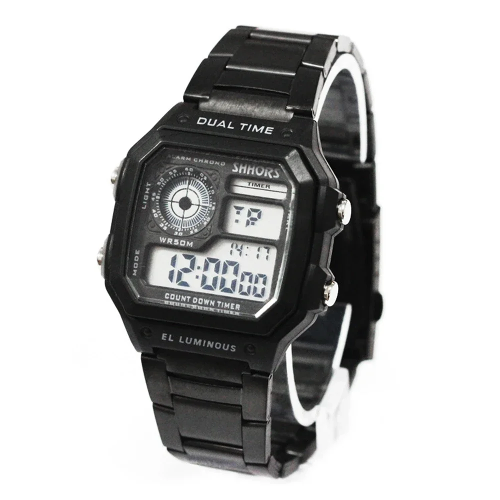 Shhors Watch Men LED Digital Watches Men Sports Watches Men Electronic Wristwatches reloj hombre relogio masculino zegarek meski
Shhors Watch Men LED Digital Watches Men Sports Watches Men Electronic Wristwatches reloj hombre relogio masculino zegarek meski