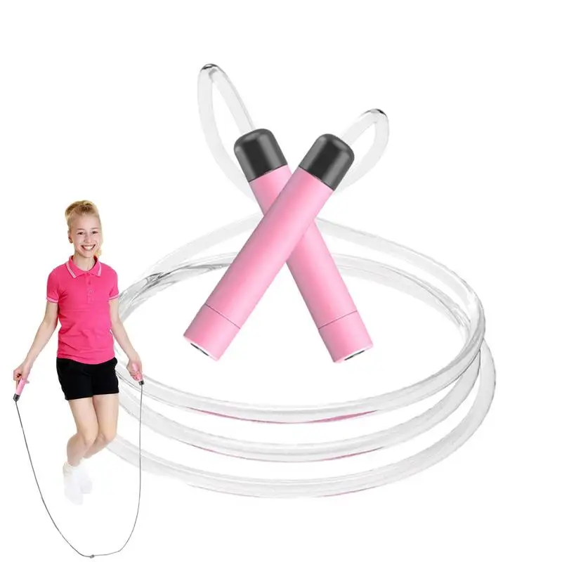 

Glowing Skipping Rope Luminous Exercise Jump Rope For Sport Body Shaping Skipping Jumping Rope With Non-Slip Handle For Home