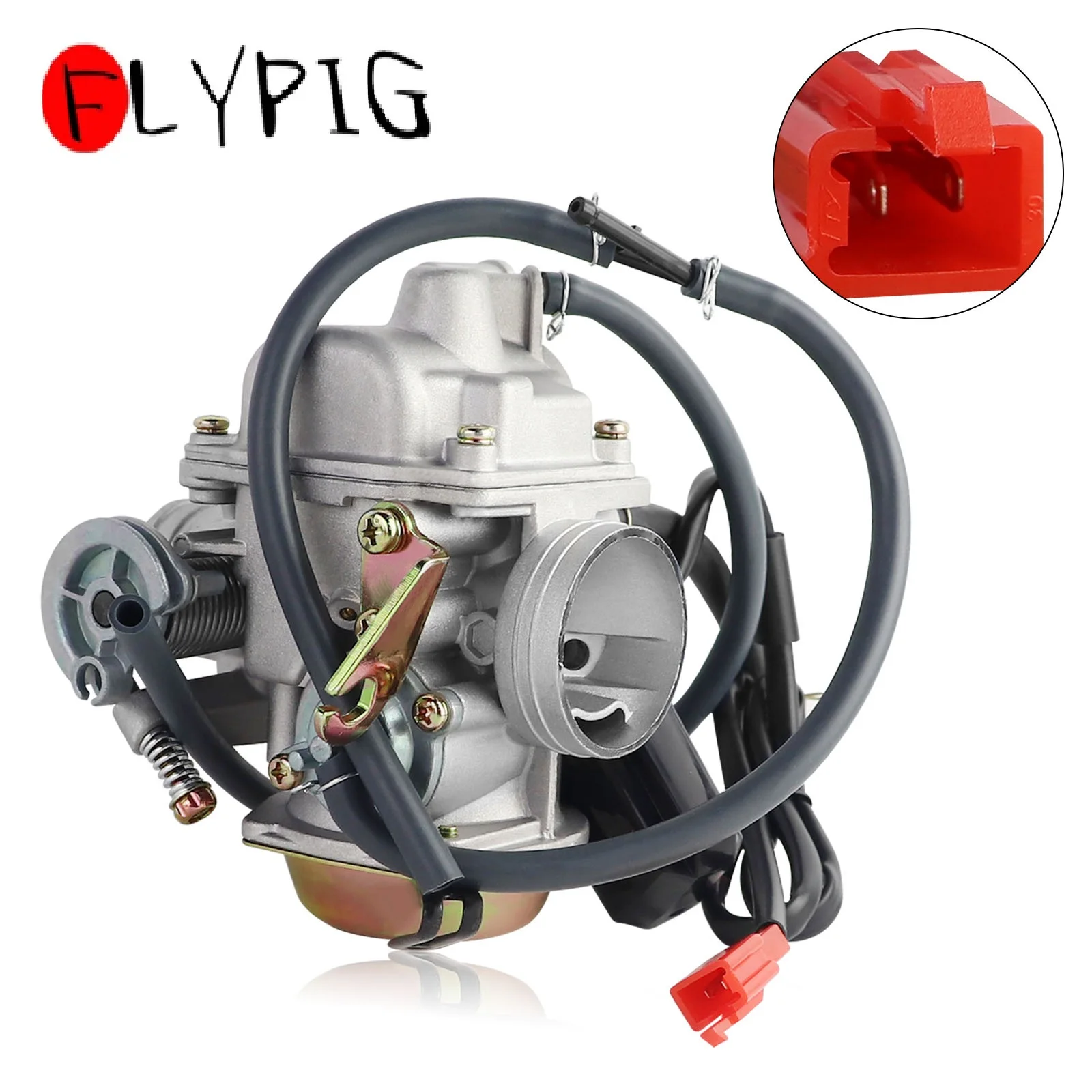 PD24J 24mm Carburetor for GY6 125cc 150cc Moped QMJ152 QMI157 Scooters Kazuma Redcat Taotao ATV Quad Dirt Bike Buggy Go kart
PD24J 24mm Carburetor for GY6 125cc 150cc Moped QMJ152 QMI157 Scooters Kazuma Redcat Taotao ATV Quad Dirt Bike Buggy Go kart