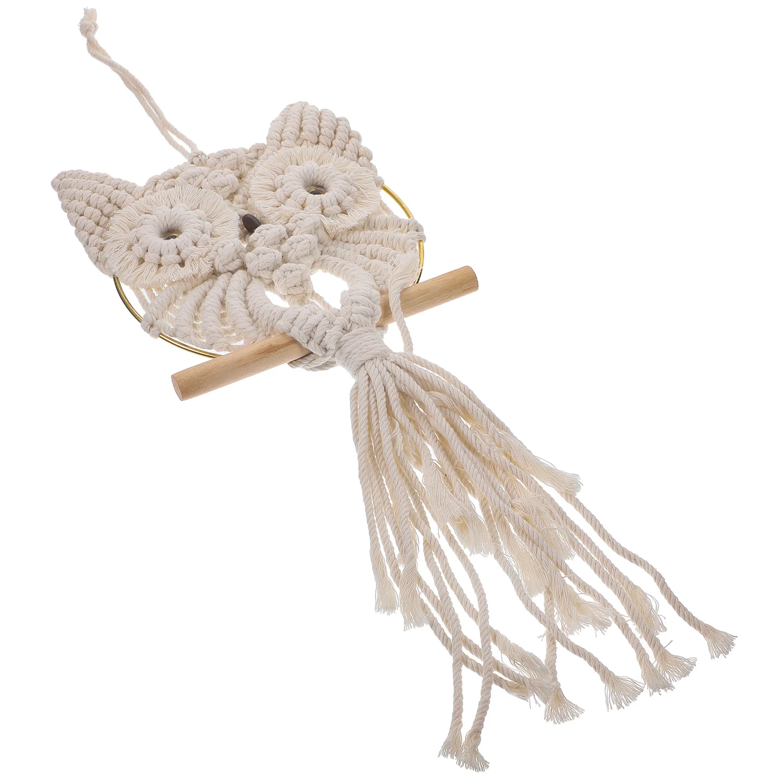 Owl Tapestry Shape Wall Hanging Tassel Hangings Boho Decor Woven Curtain Modeling Hoop 
Owl Tapestry Shape Wall Hanging Tassel Hangings Boho Decor Woven Curtain Modeling Hoop