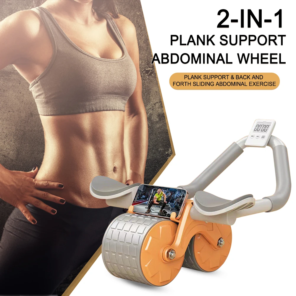 Abdominal Roller Wheel Exercise Automatic Rebound Abdominal Roller Silent Workout Equipment Widened Wheel Base for Home Fitness
Abdominal Roller Wheel Exercise Automatic Rebound Abdominal Roller Silent Workout Equipment Widened Wheel Base for Home Fitness