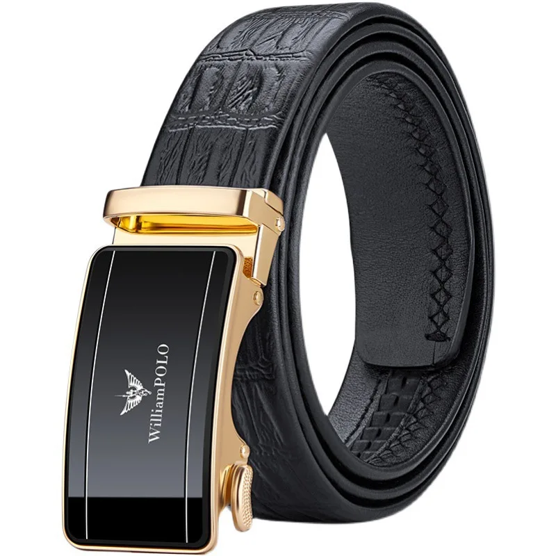 Emperor Paul Men's New First Layer Cowhide Automatic Buckle Belt Men's Genuine Leather Business High-End Pants Belt Fashion
Emperor Paul Men's New First Layer Cowhide Automatic Buckle Belt Men's Genuine Leather Business High-End Pants Belt Fashion