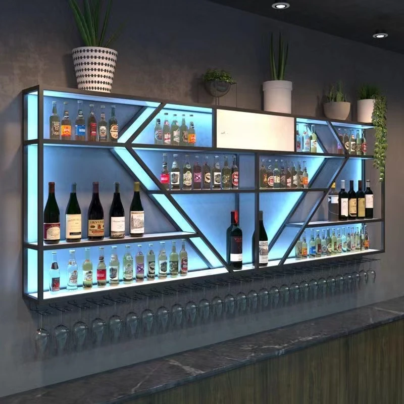 European Modern Bar Cabinet Display Restaurant Cellar Hanging Bar Cabinets Whisky Club Commercial Mueble Para Vino Furnitures
European Modern Bar Cabinet Display Restaurant Cellar Hanging Bar Cabinets Whisky Club Commercial Mueble Para Vino Furnitures