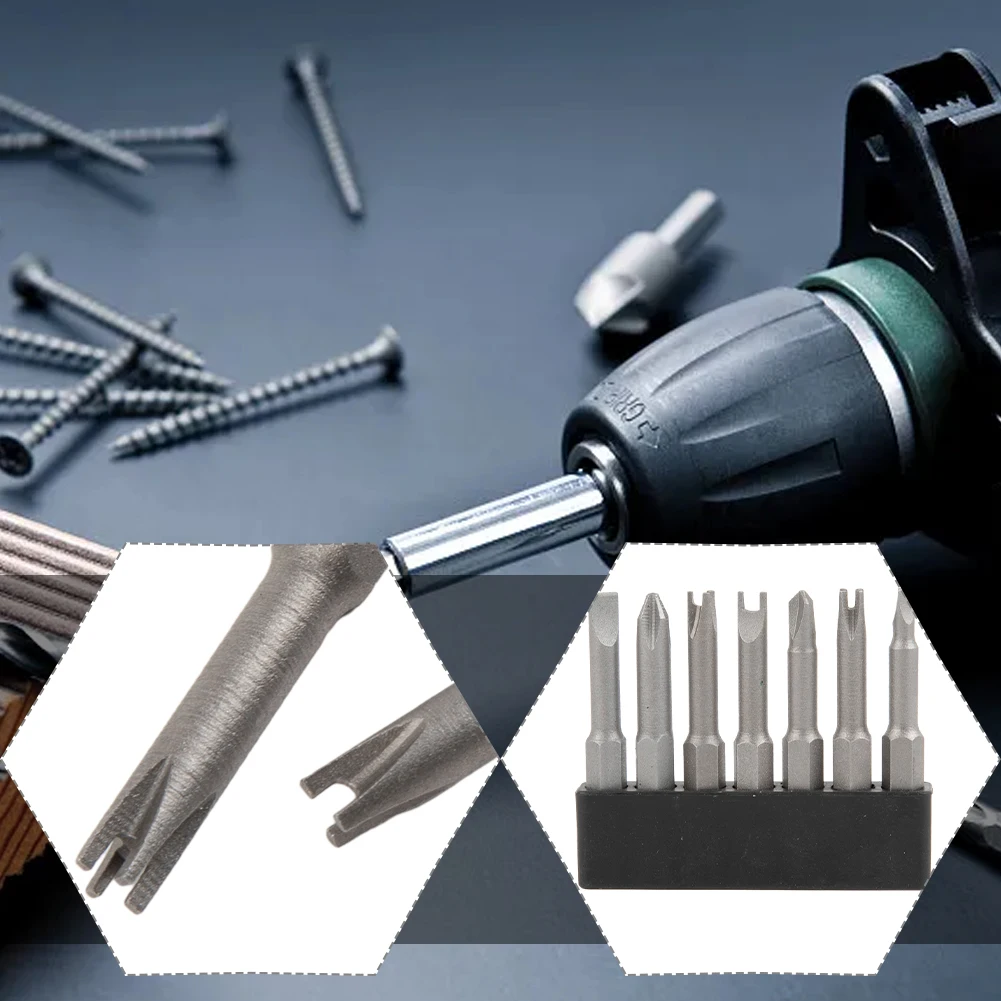 Brand New High Strength High-quality Screwdriver Tool Screwdriver Bits Screwdriver Bits Set U Y Shape 7pcs/set
Brand New High Strength High-quality Screwdriver Tool Screwdriver Bits Screwdriver Bits Set U Y Shape 7pcs/set