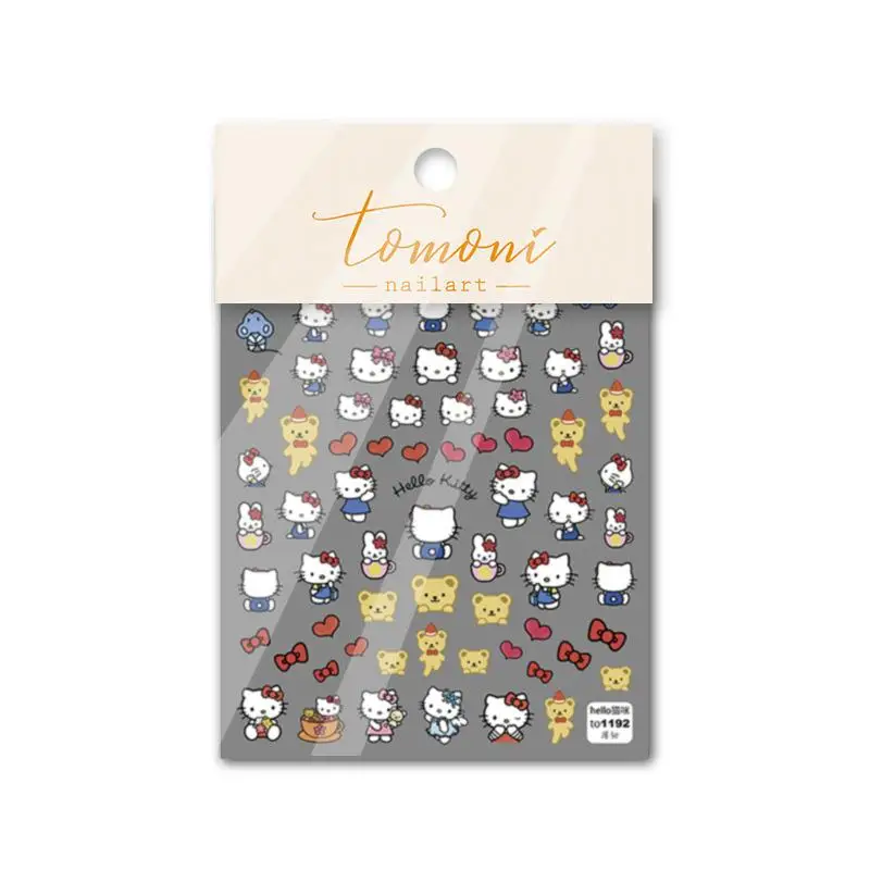 Kawaii Sanrio Jewelry Anime Hellokitty Cartoon Cat Cute Thin Tough Nail Sticker 3D Diy Hand Account Accessories Toys Grils Gifts
Kawaii Sanrio Jewelry Anime Hellokitty Cartoon Cat Cute Thin Tough Nail Sticker 3D Diy Hand Account Accessories Toys Grils Gifts