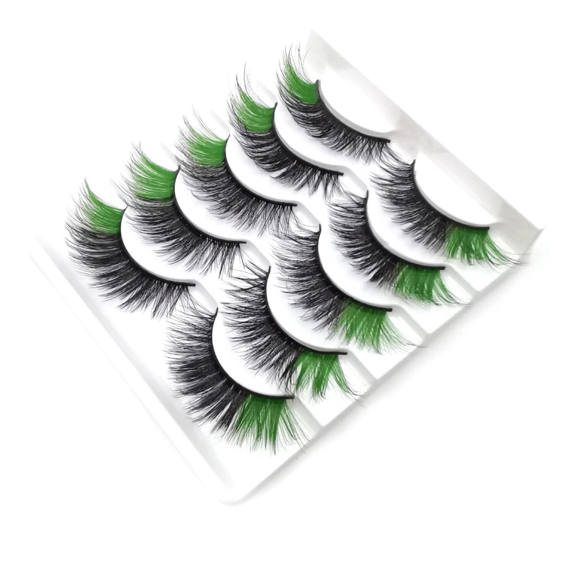 Newest 3D Mink Eyelashes Colorful 100% Mink Lashes Mix Color Pink Blue Red White False Eyelashes Fluffy Soft Cilias Vendor
Newest 3D Mink Eyelashes Colorful 100% Mink Lashes Mix Color Pink Blue Red White False Eyelashes Fluffy Soft Cilias Vendor